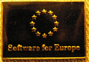 Badge on my jacket lapel